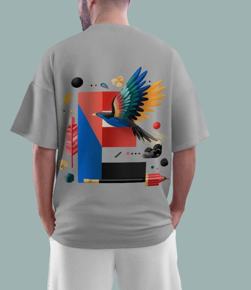 Oversized Graphic T-Shirt – Artistic Flight