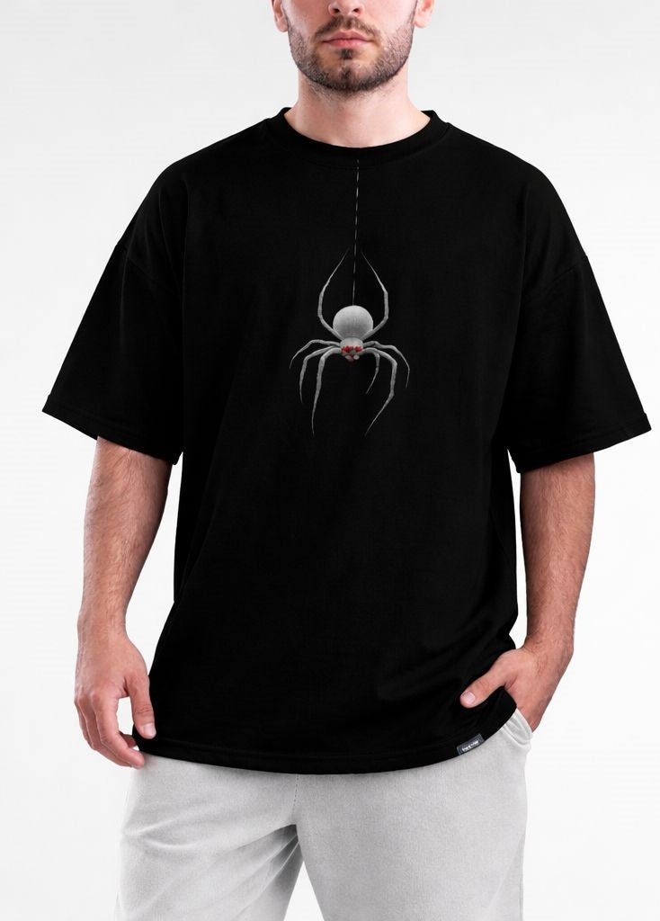 Shadow Web – Oversized Graphic T-Shirt