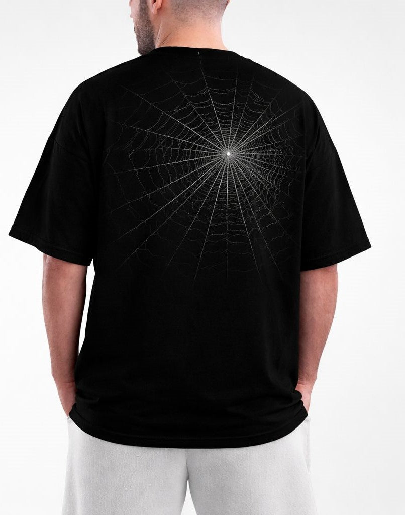Shadow Web – Oversized Graphic T-Shirt